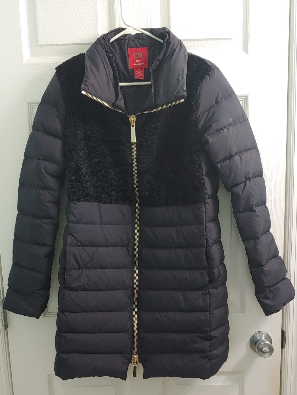 Ciao Milano Black Duck Down Park Coat Women's Puffer Size M